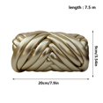 thumbnail image 3 of Kit de bolsa de hilo islandesa metálica y brillante Hilo grueso y suave para bolsas de ganchillo hechas a mano Material de punto para hacer y decorar bolsos personalizados, 3 of 9