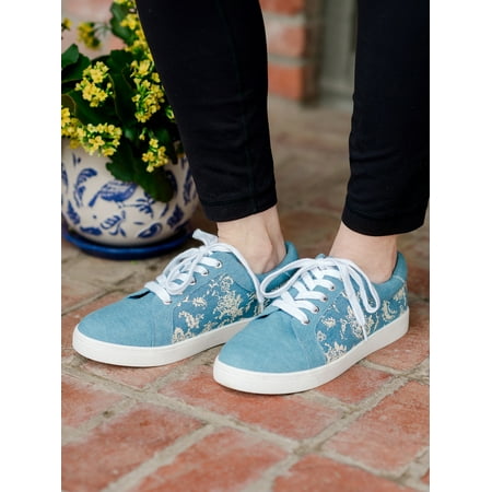 

The Pioneer Woman Printed Court Sneakers Women s