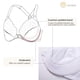 thumbnail image 4 of Sostén DELIMIRA con Cierre Frontal, Talla Grande, Encaje y Espalda Deportiva 38C, 4 of 6