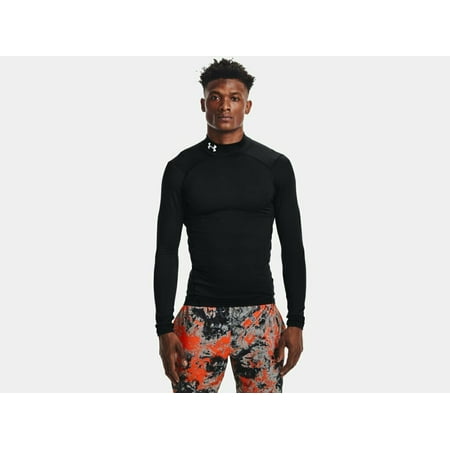Under Armour 1366072-001-XXL Mens Coldgear Compression Mock 2XL Black Shirt