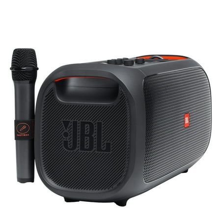 JBL - PartyBox On-The-Go Portable Party Speaker - Black