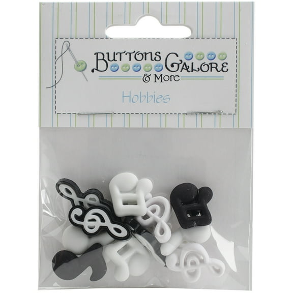Buttons Galore Button Theme Pack-Music Notes