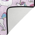 thumbnail image 5 of SKYSONIC Colorful Unicorn Cute Non-Slip Area Rug, Happy Valentine Day Floor Carpet Comfort Floor Mats Decor for Indoor Front Porch,Living Room, Bedroom,Kitchen,72"x48", 5 of 5