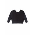 thumbnail image 3 of Forever 21 Velvet Bow Open-Front Knit Sweater, Color-Black/Cream, Size-S, 3 of 6