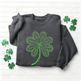 thumbnail image 2 of TaTaai Women Casual No Hood St Patrick's Day Printed Sweatshirt Crew Neck Long Sleeve Top Ladies Daily Commute Festival Wear Soft Warm Comfortable Stylish Pullover Top Gift, 2 of 6
