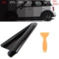 thumbnail image 2 of Walbest 20x150cm Car Windscreen Window Glass Sun Shade Visor Film Sticker with Scraper, 5% Light Transmittance, 2 of 6