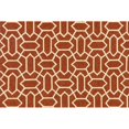 thumbnail image 1 of Loloi Venice Beach 3'6" x 5'6" Hand Hooked Rug in Rust and Ivory, 1 of 2