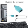 thumbnail image 1 of Macho para PS2 a USB Adaptador hembra Convertidor Teclado Ratón Ratones Conector Ndcxsfigh Para estrenar, 1 of 7