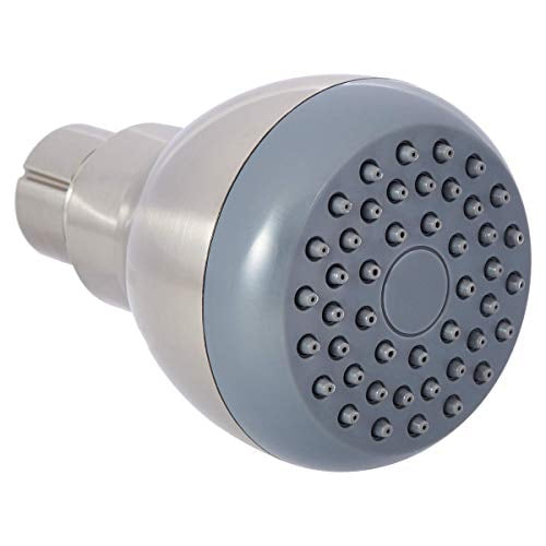 Photo 1 of Basics High-Pressure Shower Head, 3 Inch, Satin Nickel