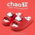 thumbnail image 3 of Sanrio-Zapatillas suaves de Hello Kitty para hombre y mujer, pantuflas de Pvc, antideslizantes, para interior y baño, exteriores, Verano, 3 of 6