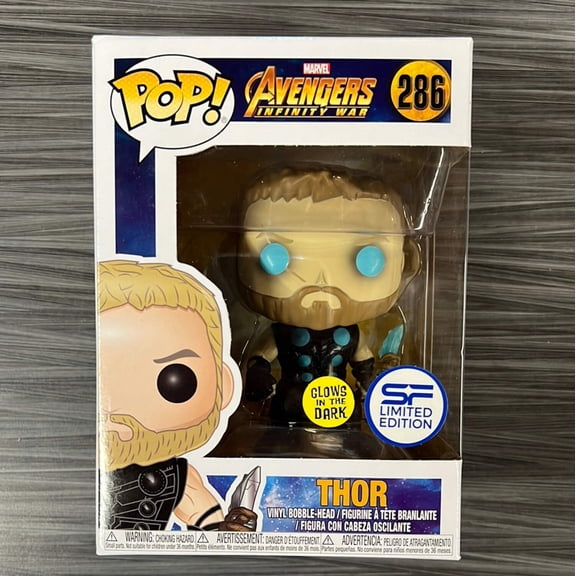 Collectible Funko POP! Marvel: Avengers Infinity War - Thor (GiTD)(SF Limited Edition) #286