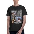 thumbnail image 1 of Lana Del Rey Chemise Vintage Homme Mode Manches Courtes Tee T-Shirts Amusants Col Rond Décontracté T-Shirt Coton Haut d'Été, 1 of 5