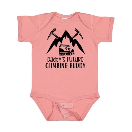 

Inktastic Daddy Future Climbing Buddy Gift Baby Boy or Baby Girl Bodysuit