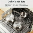 thumbnail image 3 of Bamboohart Stainless Steel Saucepan Set  1 QT/2 QT/3 QT/1+2 QT/1+2+3 QT Sauce Pan Set  Premium 18/10 Stainless Steel Milk Pot Set  Induction Saucepans  Easy To Clean & Oven Safe  All Stov, 3 of 7
