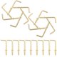thumbnail image 5 of Right Angle L-Shaped Screw Hook 100Pcs Versatile Iron Self-Tapping For Kitchen Bathroom Bedroom, 5 of 5