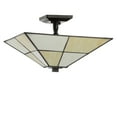 thumbnail image 7 of JONATHAN Y Juliana 15.7" Tiffany-Style Glass/Metal LED Semi-Flush Mount, White/Cream, JYL8025A, 7 of 7