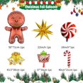 thumbnail image 3 of Kit de arcos con forma de guirnalda con globos, 98 unidades, rojo, verde y dorado, navideño, 3 of 7