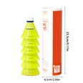 thumbnail image 3 of 6/12pcs Nylon Competition Training Shuttlecock Outdoor Windproof Badminton for Outdoor Training Enduring and Stable, 3 of 8