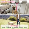 thumbnail image 2 of 2 Packs Dog Cat Safety Seat Belt Strap Car Headrest Restraint, Pink, 2 of 7
