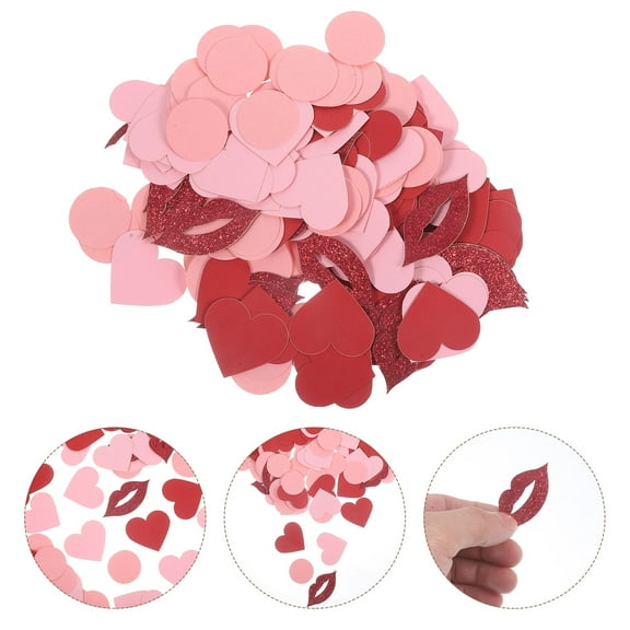 GOOHOCHY  200 Pcs Iridescent Party Supplies Wedding Decoration Love Confetti