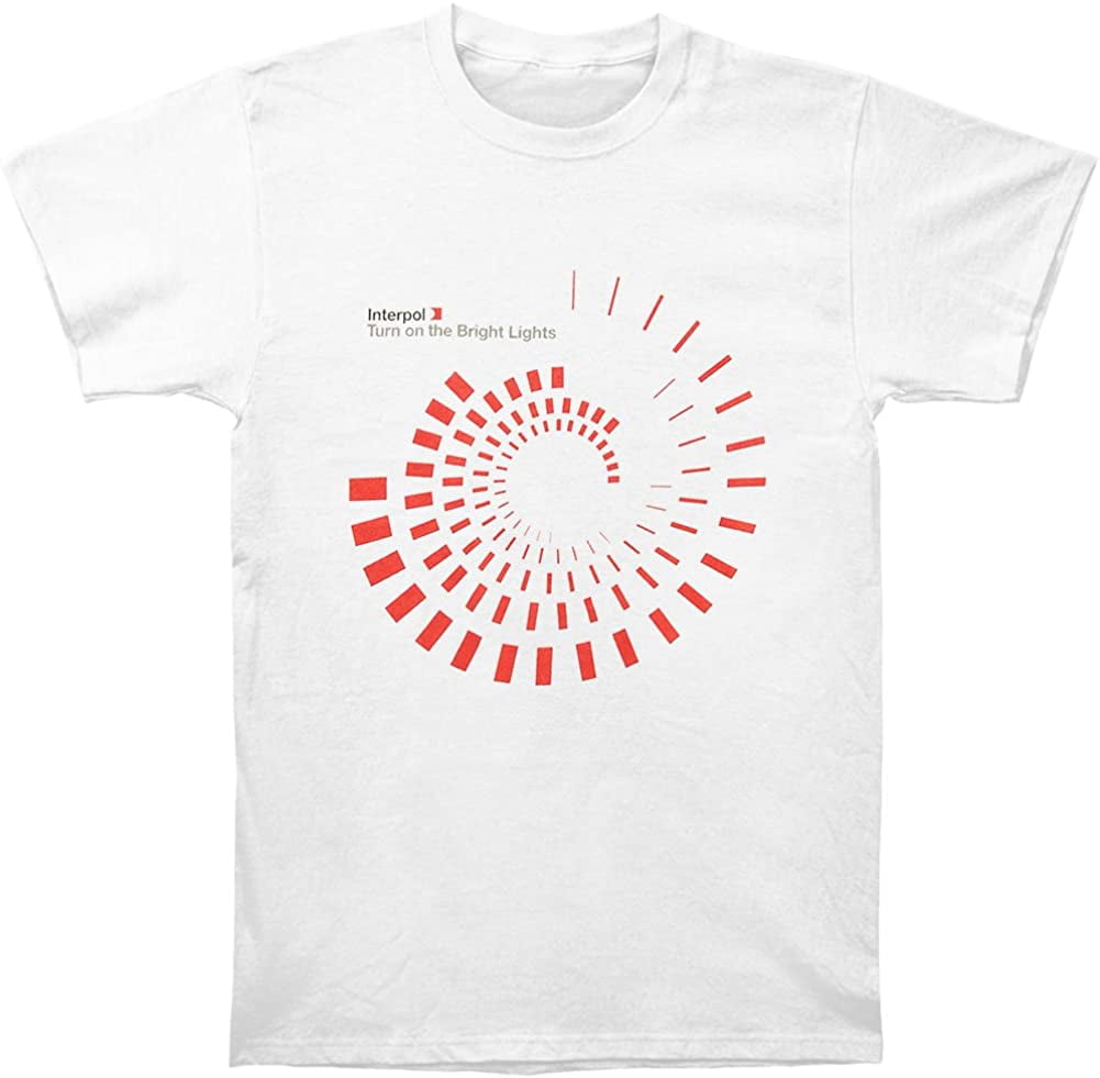 interpol turn on the bright lights t shirt