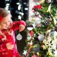thumbnail image 2 of 12 piezas de adornos navideños de bolas de 8 cm, decoración de árbol de Navidad de madera otoñal, adornos de árbol de Navidad irrompibles, colgante decorativo, 2 of 5