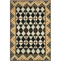 Safavieh Hand-knotted Gabeh Tribal Black/ Multi Wool Rug