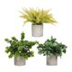 thumbnail image 3 of Plantas artificiales en maceta Strade Fareast Limited 3 piezas, 3 of 5
