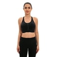 thumbnail image 5 of FOCUSSEXY Women Zip Front Sports Bra Post-Surgical Sports Support Bra Front Closure with Adjustable Straps Wirefree Racerback, 5 of 7