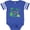 Football Blue and White, variant on Inktastic My Nona Loves Me Grandson Dinosaur Boys Baby Bodysuit