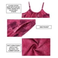 thumbnail image 6 of CASSIE LIZ Jumpsuit for Women 5X Red Tie Dye Plus Size Summer Jumpsuits Casual Spaghetti Strap Rompers Wide Leg Pants Overalls Dressy Trendy Outfits Clothes with Pocket 5XL 26W 28W, 6 of 7