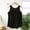 Black, variant on Women Summer Basic Camisole with Built in Bra, Sleeveless Round Neck Slim Tank Tops, Suitable for All Seasons and Any Occasion Green XL