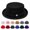 Black, variant on Unisex Mesh Pork Pie Hat, Packable Adjustable Fedora Cap, Breathable Sun Hat for Beach Travel Golf Fishing