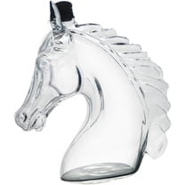 125ML Year of the Horse Whiskey Decanter Set - Decorative Glass Liquor Bottle for Home Bar, Fun Gift for Men(LR 1 PCS)