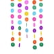 thumbnail image 1 of Juego de 5 guirnaldas de papel de colores con purpurina para colgar, decoración creativa para fiestas de cumpleaños, bodas y el hogar., 1 of 7