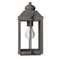 thumbnail image 5 of 1850DZ-LL Hinkley Lighting Anchorage - 1 Light Small Outdoor Wall Lantern in Traditional Style - 7 Inches Wide by 13 Inches High-Aged Zinc Finish-LED, 5 of 20