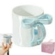 thumbnail image 2 of Tazas con asa de lazo de 12 oz Taza navideña de cerámica con lazo Taza de café caliente para mujeres Compañeras de trabajo San Valentín Navidad Cumpleaños, 2 of 8