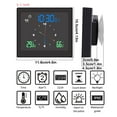 thumbnail image 3 of Xingzhi Digital Weather Station Indoor Outdoor Window Hydrometer Humidity Meter Color Display Double Clock for Kitchen White, 3 of 6
