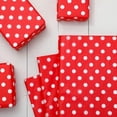 thumbnail image 3 of Papel de seda Whaline, 100 hojas, rojo y blanco, lunares, 36 x 51 cm, 3 of 7