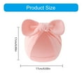 thumbnail image 3 of 3PCS Breathable Baby Bonnet Cotton Soft and Comfortable Hospital Hat Lovely Bowknot Bonnet Caps for Infants 0-3 Months, 3 of 8