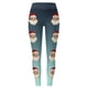 thumbnail image 4 of MKLEKYY Leggings deportivos para mujer, leggings de entrenamiento, pantalones con estampado navideño de bloques de color, leggings elásticos suaves 2494, 4 of 4