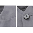 thumbnail image 5 of GiLiling Vest for Boys Girls Fall Lightweight Casual Uniform Jacket Underarm Top Fashion School Gilet Sleeveless Waistcoat Coat (Grey, 13-14 Years), 5 of 6