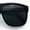 Matte Black - Black, variant on Classic Kush Mens Fancy Sport Horn Rim Plastic Manly Sunglasses Matte Black - Black