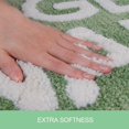 thumbnail image 2 of HAHDAXIA Get Naked Bathroom Rugs Bath Mats, 17" x 24" Non Slip Absorbent Small Bath Rugs, Machine Washable Light Green Bath Mat for Bathtub Bathroom Floor, Light Green, 2 of 7