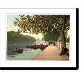 thumbnail image 2 of Historic Framed Print, Bridge and Promenade Bedford England, 17-7/8" x 21-7/8", 2 of 9