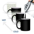 thumbnail image 4 of 3drose, Abstract Seamless Diagonal Square Pattern Background Design, 11oz Magic Transforming Mug, 4 of 7