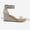 GREY, variant on Dream Pairs Women's Open Toe Buckle Ankle Strap Platform Wedge Sandals BLACK/PU Size 7