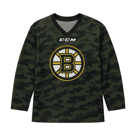 Happy Gilmore 2 Camo Jersey Graphic Cosplay Hockey Jersey – Unisex V-Neck Long Sleeve Pullover Streetwear for Movie Lovers