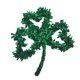 thumbnail image 2 of Kuymtek Patricks Day Shamrock Wreath Puerta irlandesa Colgante Guirnalda verde con luces de hadas, 2 of 8