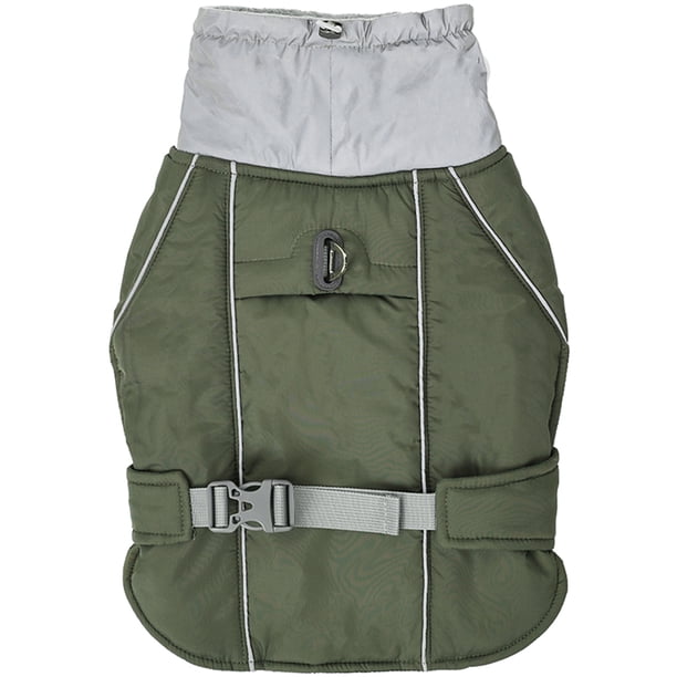 Abrigo para perros para clima frío, chaqueta cálida para perros, abrigo reflectante para perros, abrigo de invierno impermeable a prueba de viento para perros